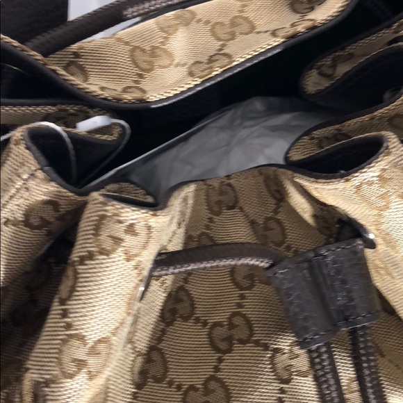Gucci Original GG Canvas Beige/Brown Backpack - Picture 5 of 7